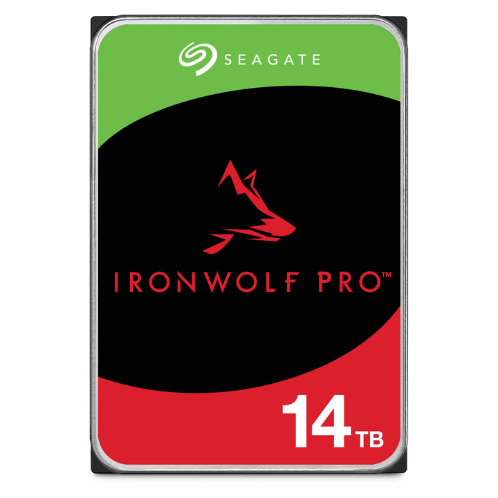 Seagate IronWolf Pro 14TB product illustration for ST14000NT001