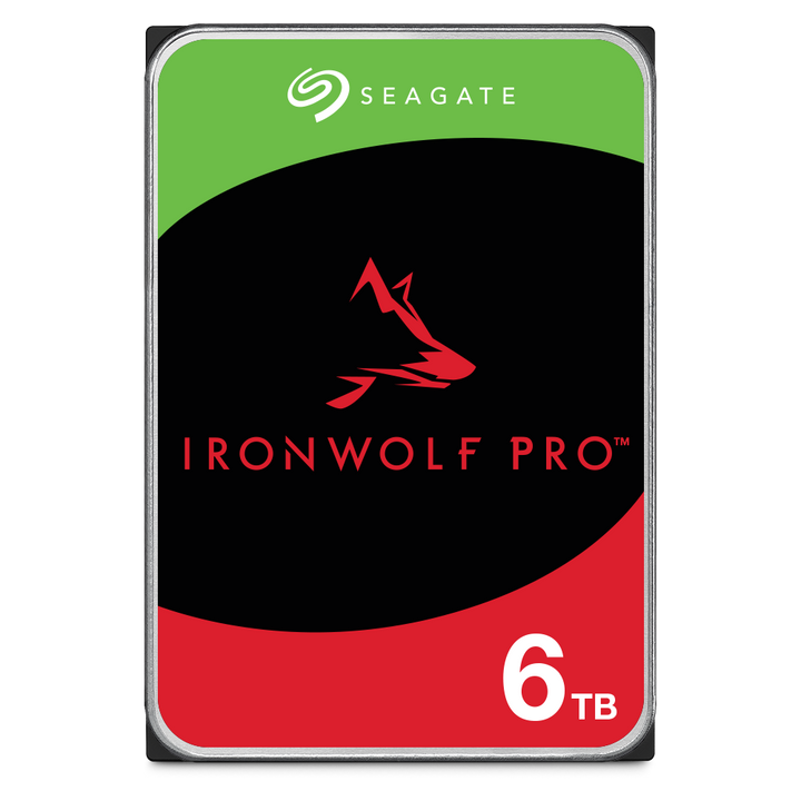Seagate IronWolf Pro 6TB product illustration for ST6000NT001