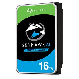 Seagate SkyHawk AI official family image; refer to model ST18000VE002 specifications