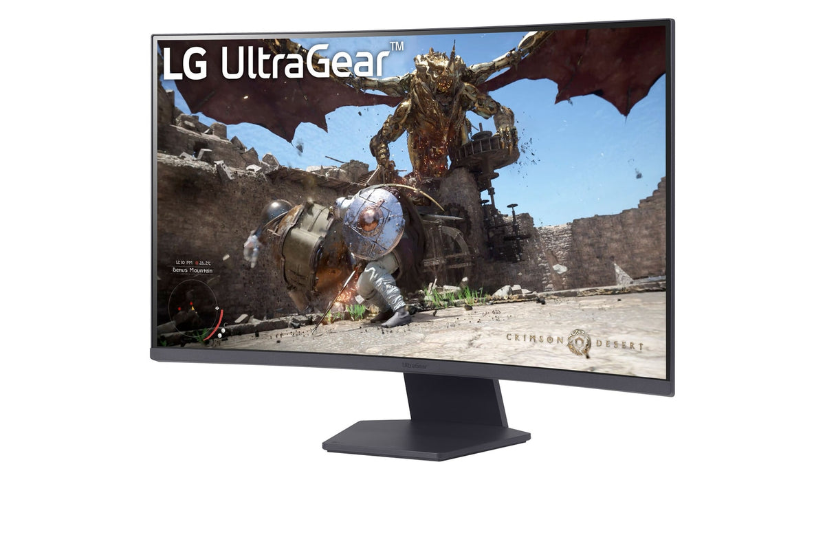 LG 32GS60QC-B side view