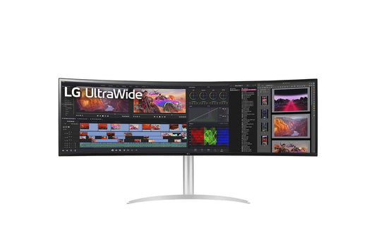LG UltraWide 49WQ95C-W 49 inch dual QHD curved monitor