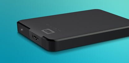 WD Elements Portable with laptop