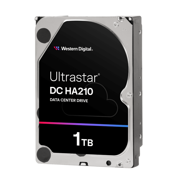 Western Digital Ultrastar DC HA210 1TB — official manufacturer image; interface/security appearance representative