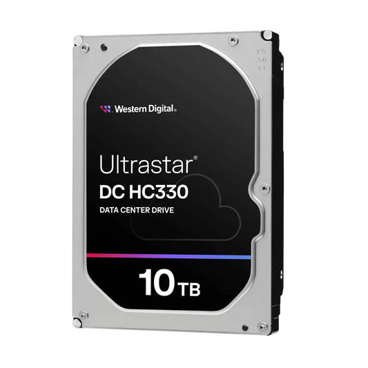 Western Digital Ultrastar DC HC330 10TB official family image; configuration appearance representative