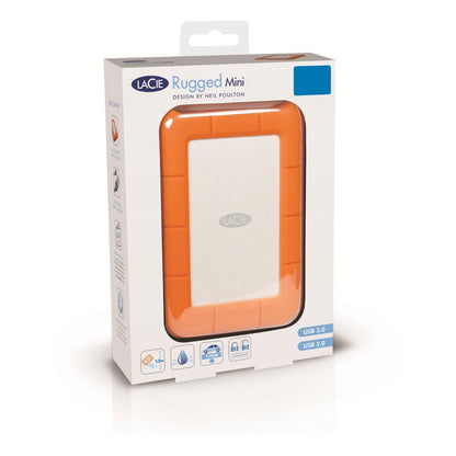 SEAGATE LACIE RUGGED 2 TB USB 3.0 MINI DISK PORTABLE HARD DRIVE