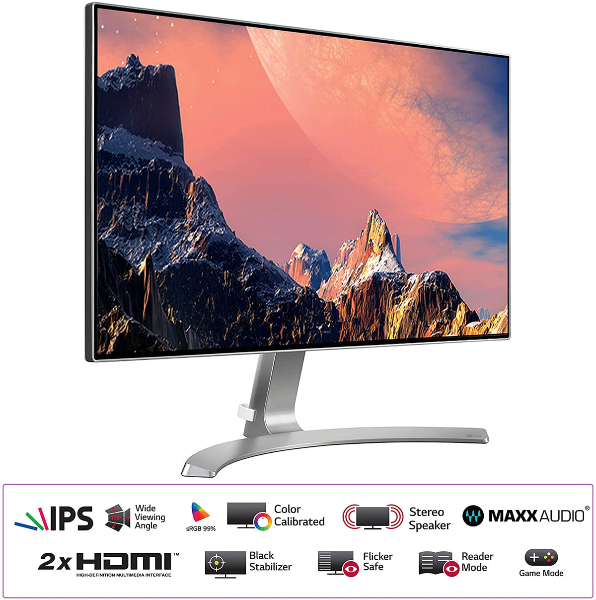 LG 24MP88HV 24 Inch Full HD IPS LED Monitor