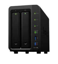 Synology Disk Station DS718+ Network Attached Storage Drive (Black)