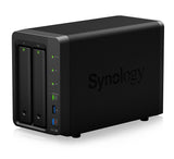 Synology Disk Station DS718+ Network Attached Storage Drive (Black)