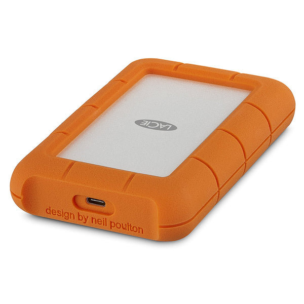 Seagate LaCie Rugged 4TB External Hard Drive (Orange)