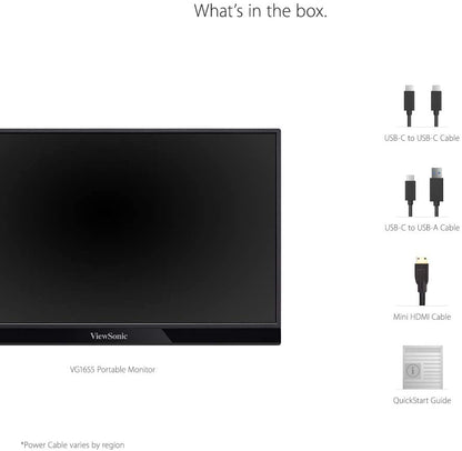 VIEWSONIC  VG1655 16” Portable Monitor