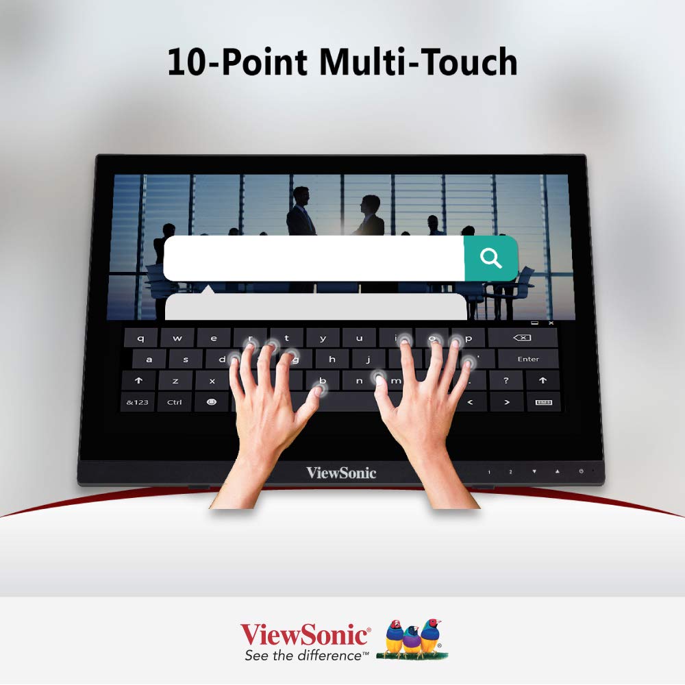 ViewSonic TD1630-3 16" 10-point Touch Screen Monitor
