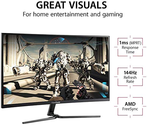 ViewSonic VX2458-C-mhd 24" Curved Gaming Monitor